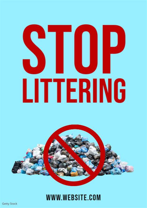 stop littering pictures